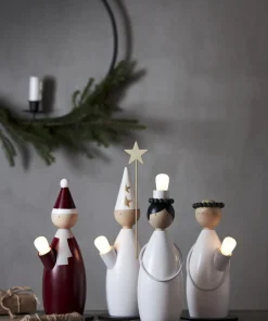 LUCIA CLASSIC Ljusstake 1L 24cm Vit