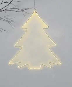 LUMIWALL Siluett Gran 45cm 60LED IP44