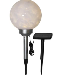 LUNA Solcellsdekoration 37cm Opal IP44
