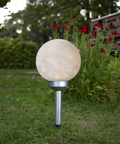 LUNA Solcellsdekoration 37cm Opal IP44