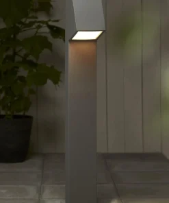 LUTON Stolpbelysning IP44 100cm Grå