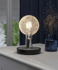 MAGIC Lampfot E27 15cm Svart