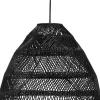 MAJA Takskärm 36,5cm Wicker Svart