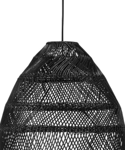 MAJA Takskärm 53cm Wicker Svart