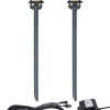 MALVA Pollare 2p 50cm LED, Trafo, Kabel - Antracitgrå 12V IP44