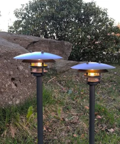 MALVA Pollare 2p 50cm LED, Trafo, Kabel - Antracitgrå 12V IP44