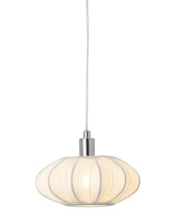MAMSELL Fönsterlampa 22cm Vit/Krom