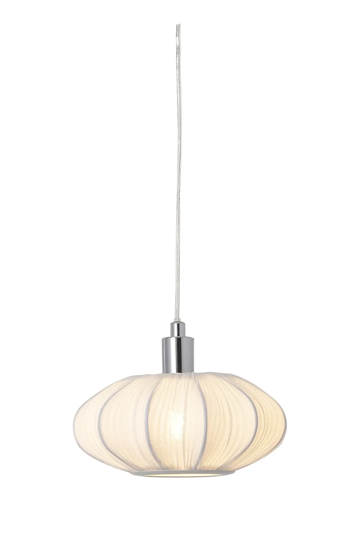 MAMSELL Fönsterlampa 22cm Vit/Krom