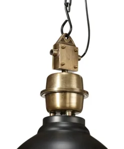 MANCHESTER Taklampa 35cm Svart/Mässing