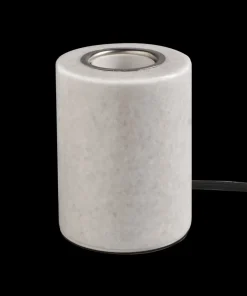 MARBLE Lampfot E27 10,5cm Blank Vit