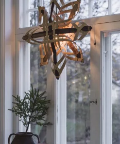 MARY Adventsstjärna 66cm Natur Rotting