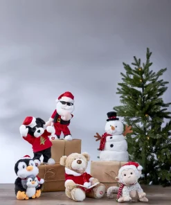 MERRY PAL Inomhusdekoration Jultomte Batteri 33cm Röd