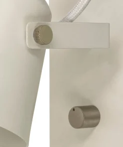 METZ Vägglampa 18cm Vit/Stål