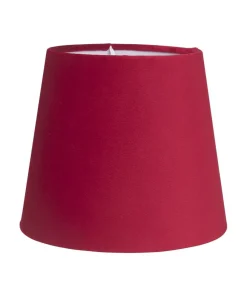 MIA Lampskärm 20/14cm Sammet Klarröd