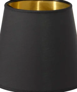 MIA METALLINSIDA Lampskärm 17/13cm Svart/Guld