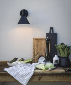MINITRIPP Fasadlampa 30cm Svart