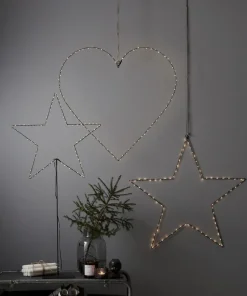 MIRA Hängande dekoration 70cm 80LED Svart