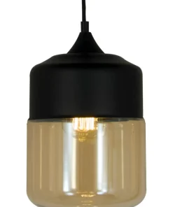 MITTE Takpendel 18cm Svart/Amber