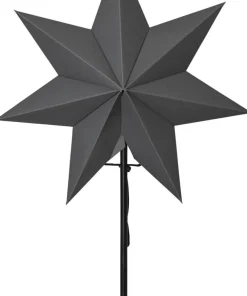 MIXA Stjärna på fot 50cm Grå