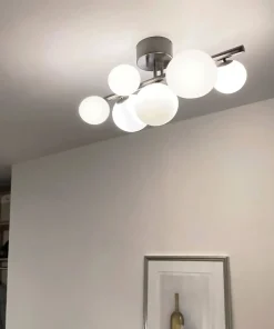 MOLEKYL Plafond 64,5cm Tenn/Vit