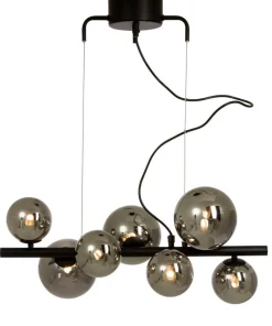 MOLEKYL Taklampa 58cm Svart/Rökgrå