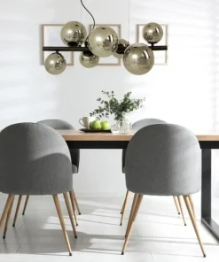 MOLEKYL Taklampa 58cm Svart/Rökgrå