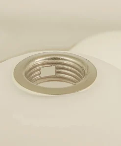 MOLEKYL Taklampa Rund 50cm Matt Mässing/Opalvit