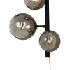 MOLEKYL Vägglampa 36cm Svart/Rökgrå