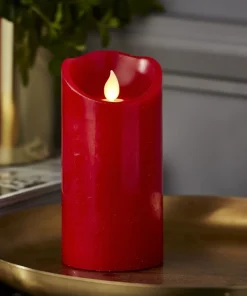 M-TWINKLE LED-Blockljus 15cm Röd
