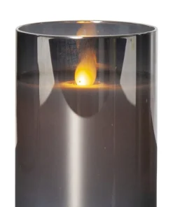 M-TWINKLE LED-Blockljus 10cm Svart