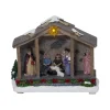NATIVITY Panorama Krubba 19cm Flerfärgad
