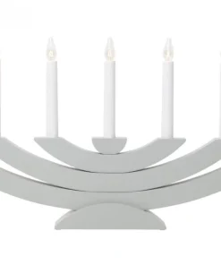NAVIDA Ljusstake 7L 60cm Grå