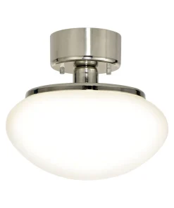 NEW AUGUST Plafond 27cm Krom/Vit