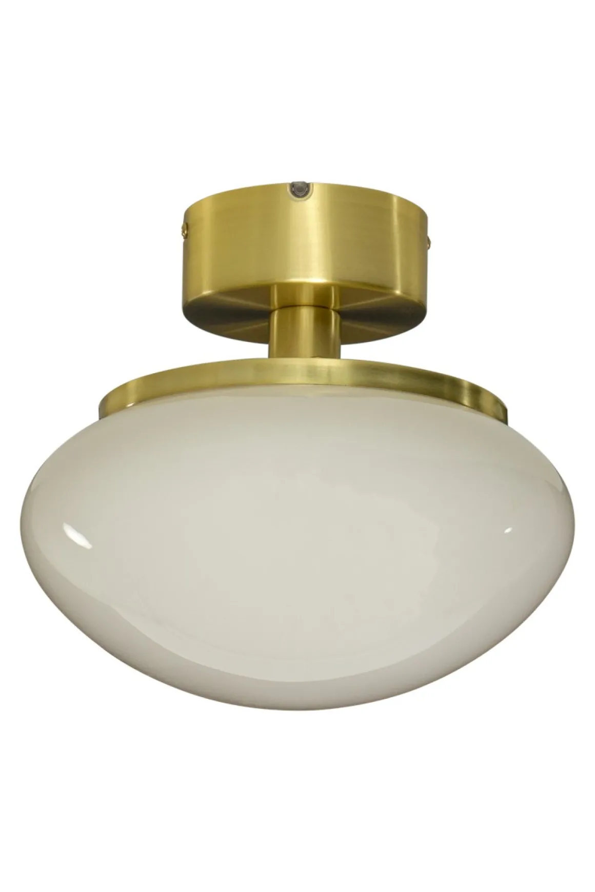 NEW AUGUST Plafond 27cm Matt Mässing/Vit