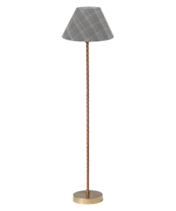 NORA Golvlampa 138cm Antikmässing