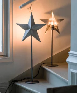 NORDIC STAR Stjärna på fot 63cm Pale Gold