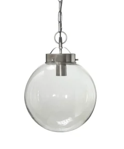 NORMANDY Taklampa 36cm Antiksilver