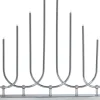 NOVUM Metalljusstake 10L 46cm Krom