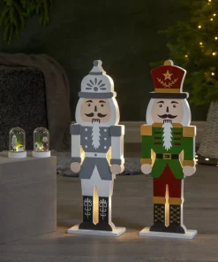 NUTCRACKER Batteridekoration 52cm Flerfärgad