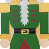 NUTCRACKER Bordsdekoration Batteri 25cm Grön/Röd