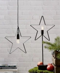 ORBIT Stjärna 33cm Svart