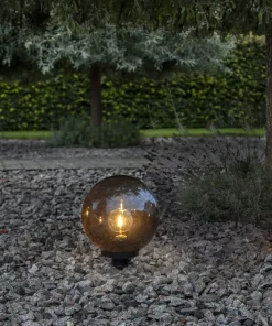 ORBY Klot Utomhusdekoration 30cm Svart