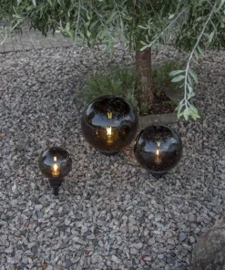 ORBY Klot Utomhusdekoration 30cm Svart
