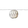 ORIGAM Ljusslinga 225cm 10LED Silver