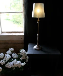ORIVA Lampfot Rund 51cm Antik Nickel
