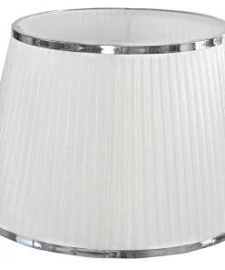 ORIVA Lampskärm Organza 40cm Vit/Krom