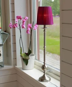ORIVA Lampskärm Organza 17cm Lila