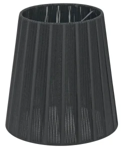 ORIVA Lampskärm Organza 17cm Svart ränder