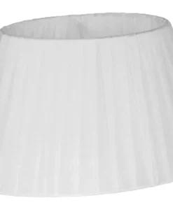 ORIVA Lampskärm Oval Organza 16,5/28cm Vit