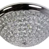 ORIVA Plafond Kristall K9 46cm Krom/Klar IP20